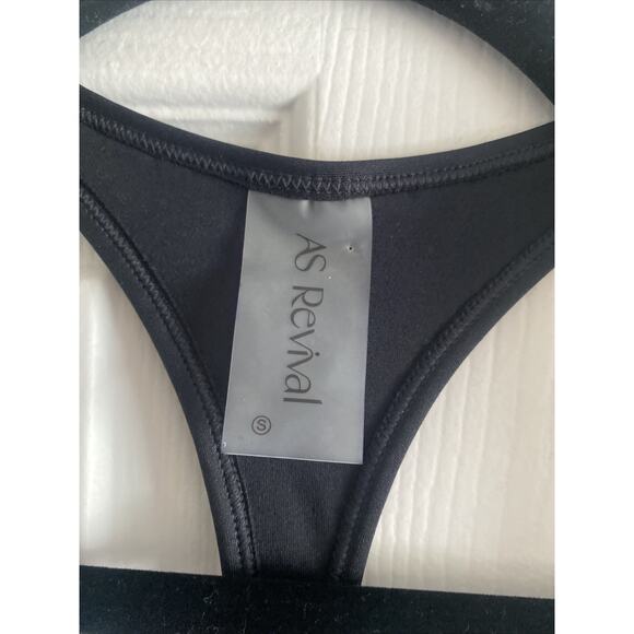 As Revival Womens Small Black Tennis Outfit - Picture 2 of 5